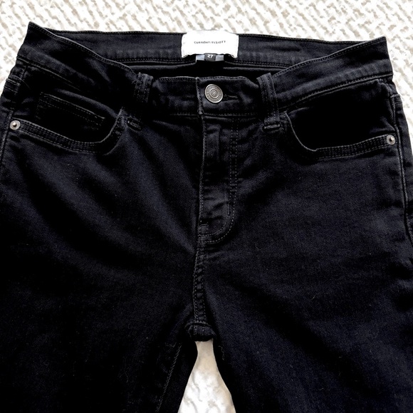 Current/Elliott Skinny Crop Leg Jean, Black, Size 27 - Picture 6 of 11